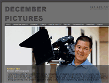 Tablet Screenshot of decemberpictures.com